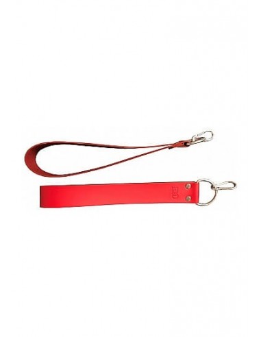 MR Sling Leather sling loops Red