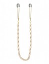 Taboom Tweezers with Chain Gold