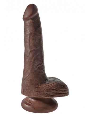 Pipedream King cock 6 cock with balls Brown