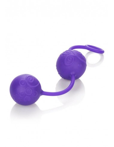 CalExotics Posh silicone O Balls purple