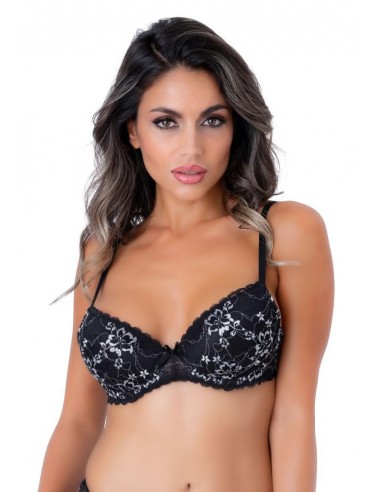 Daring Intimates Demi bra with floral lace black 90B