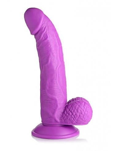 Pop 7.5 Dildo with balls Purple
