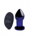 Glas Rechargeable remote controlled vibrating butt plug