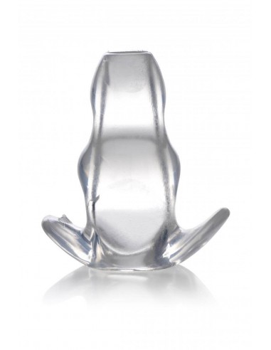 Master Series Clear view hollow anal plug small