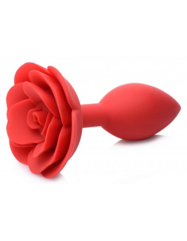 Master Booty bloom rose silicone anal plug large