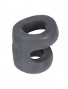 HunkyJunk Connect Cock & Ball tugger ring Grey