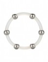 CalExotics Steel beaded silicone ring XL