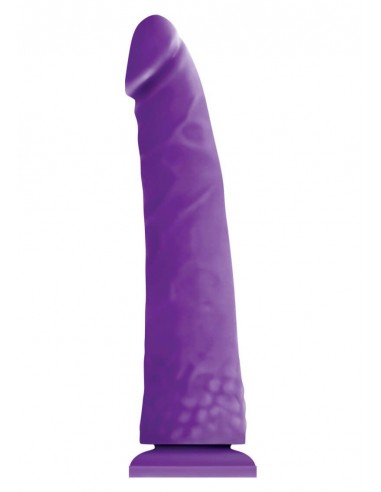 NS Novelties Pleasures thin 8 inch dildo Purple