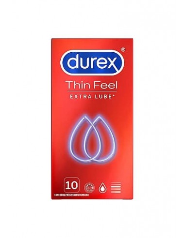 Durex Thin feel extra lube 10 condoms