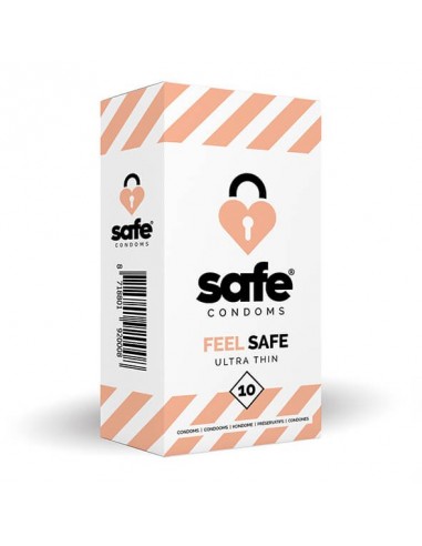 Safe condoms feel safe ultra thin 10 pcs