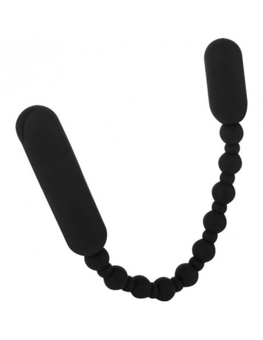 Powerbullet Oplaadbare booty beads zwart