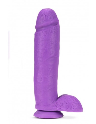 Blush Neo 11 inch dual density dildo neon purple