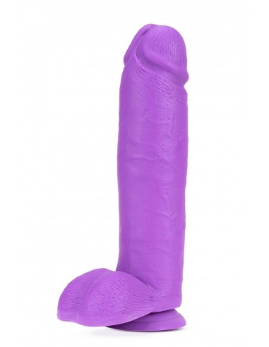 Blush Neo 10 inch dual density dildo neon purple