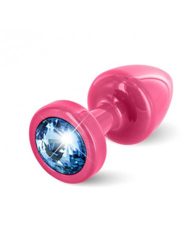 Diogol Anni buttplug rond 25 mm Roze & blauw
