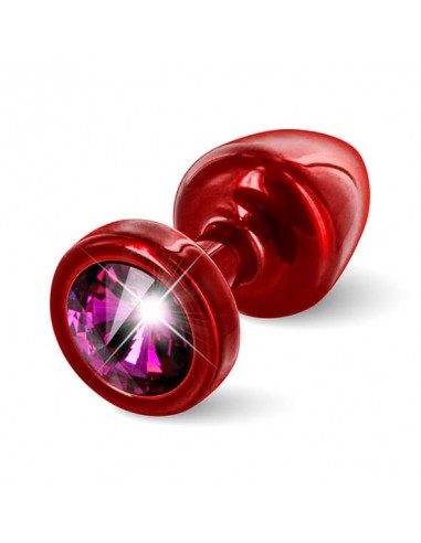 Diogol Anni buttplug rond 25 mm Rood & roze