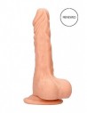 RealRock Dong with testicles 10 inch 25 cm flesh