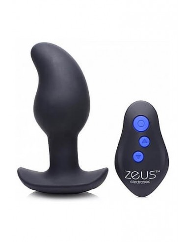 Zeus 8x Volt vibrating & E-stim silicone prostate massager