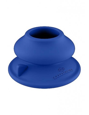 Crystalino Silicone suction cup blue