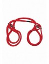 Doc Johnson 100% cotton wrist or ankle cuffs Red