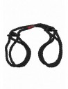 Doc Johnson Hogtied Bind & Tie 6mm hemp wrist or ankle cuffs black