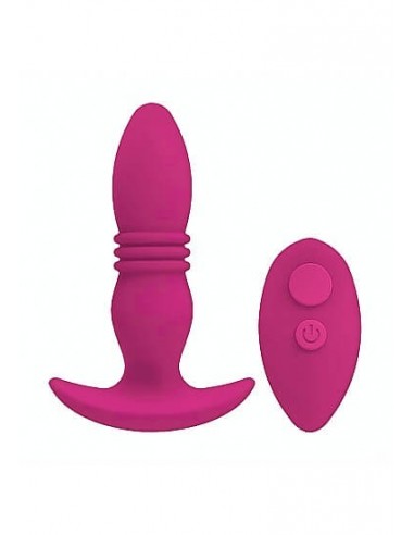 A-play Rise Silicone anal plug with remote pink