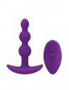 A-play Shaker Silicone anal plug with remote purple