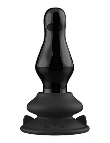 Crystalino Missy glass vibrator with suctioncup and remote
