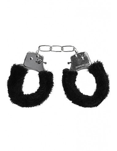 Ouch Beginner’s furry hand cuffs with quick release button
