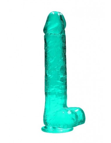 Realrock 22 cm realistic dildo with balls Green