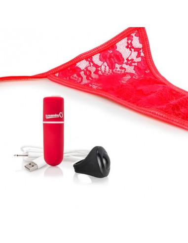 The Screaming O Charged Remote control panty vibe Red
