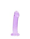 RealRock 17 cm Non realistic dildo suction cup Purple