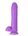 Blush Neo elite 11 inch with balls cock neon purple