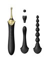 Zalo Bess 2 Heating clitoral massager with 4 attachment black
