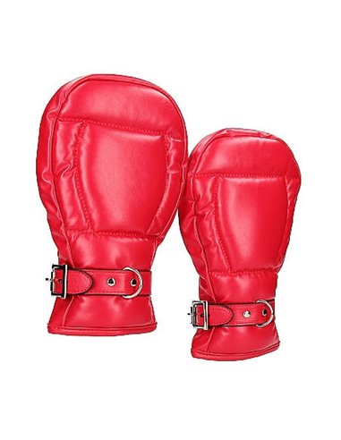 Ouch Puppy play neoprene dog mitts red