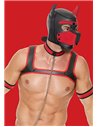 Ouch Puppy play Neoprene puppy Kit Red L/XL