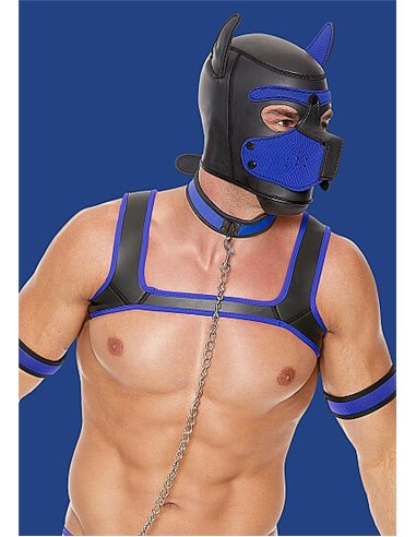 Ouch Puppy play Neoprene puppy Kit Blue S/M