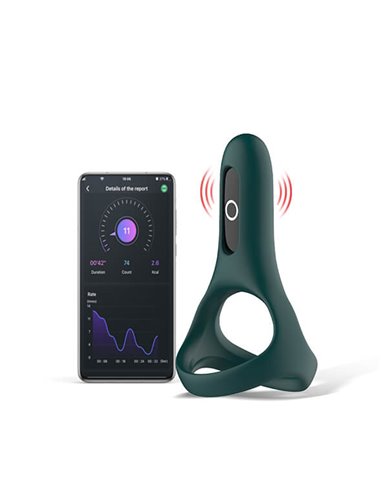 Magic Motion Rise smart wearable cockring green