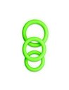 Ouch 3pcs Cock ring set Glow in the dark 