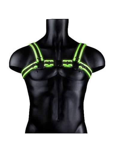 Ouch Buckle harness Glow in the Dark L/XL
