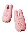 Zalo Nave Wireless vibrating nipple clamps Coral pink