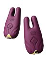 Zalo Nave Wireless vibrating nipple clamps Velvet purple