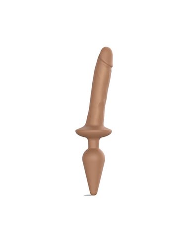 Strap-on-me Switch plug-in realistic dildo Caramel S