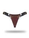 Liebe Seele Leather Panty Black, Brown and Gold S