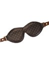 Liebe Seele Leather Blindfold Black, Brown and Gold