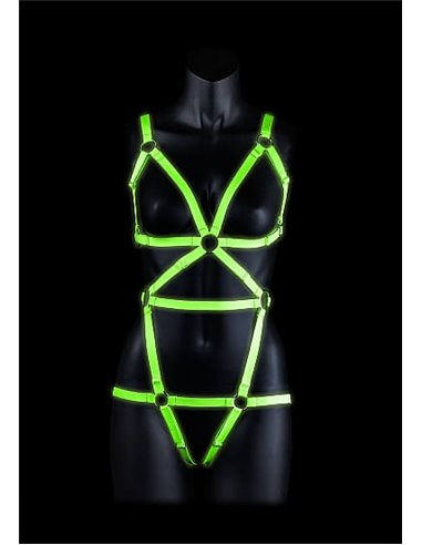 Ouch Full body harness GitD Neon S/M