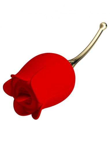 Pretty Love Rose lover Clitoral vibrator with licking stimulator