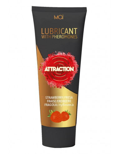 Attraction Lubricant with Pheromones Strawberry 100 ml