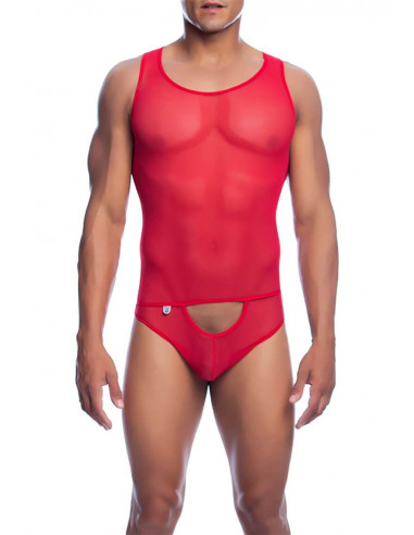 MOB Sexy sheer body Red L/XL