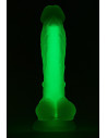 Dreamtoys Radiant soft silicone glow in the dark dildo small Green