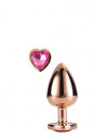 Dreamtoys Gleaming love Rose gold plug small